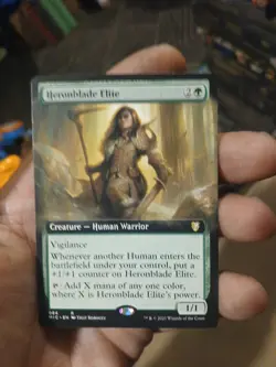 Heronblade Elite (Extended Art) Commander: Innistrad: Midnight Hunt Regular - Image 1
