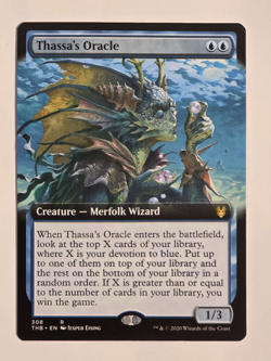 Thassa's Oracle 308 R Regular (Extended Art) Theros Beyond Death MTG NM - Image 1