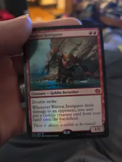 Warren Instigator Duel Decks: Merfolk vs. Goblins Foil - Image 1