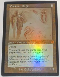 FOIL Platinum Angel Schematic The Brothers' War: Retro Frame Artifacts UNPLAYED - Image 1