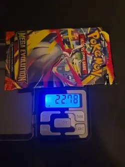 Heavy 22.78 Grams Pokemon TCG Mega Evolution Booster Pack New Factory Sealed - Image 1