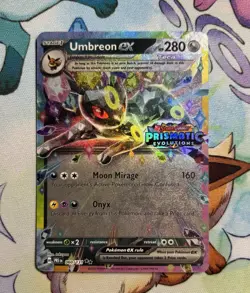 Pokemon Umbreon EX 060/131 Prismatic Evolutions Stamped Surprise Box Promo- MINT - Image 1