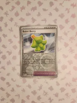 Babiri Berry 163/191 Reverse Holo Sv08: Surging Sparks Pokemon TCG - Image 3