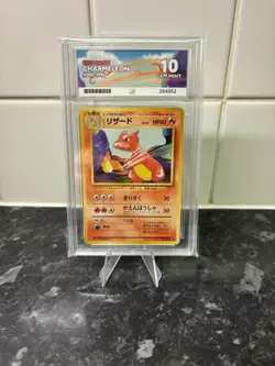 Pokemon Charmeleon #005 Base Set 1996 Japanese ACE 10 (PSA 10) - Image 1
