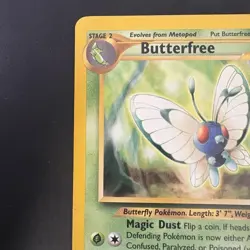 Pokemon Vintage Neo Discovery Non-holo Rare Butterfree WotC - Image 2