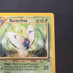 Pokemon Vintage Neo Discovery Non-holo Rare Butterfree WotC - Image 3