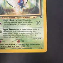 Pokemon Vintage Neo Discovery Non-holo Rare Butterfree WotC - Image 4
