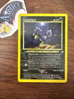 Carte Pokemon Cornebre 24/111 Edition 1 RARE Neo Genesis Wizards - Image 1