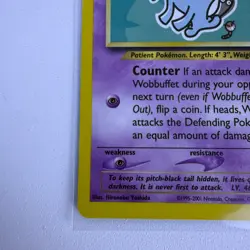 Neo Discovery Pokemon TCG Wobbuffet 35/75 LP - Image 5
