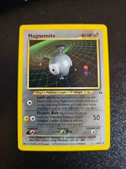 Pokemon TCG Magnemite 26/75 Neo Discovery LP - Image 1