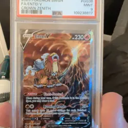 2023 Pokemon Sword And Shield Crown Zenith Fa Entei V #GG36 PSA 9 - Image 1