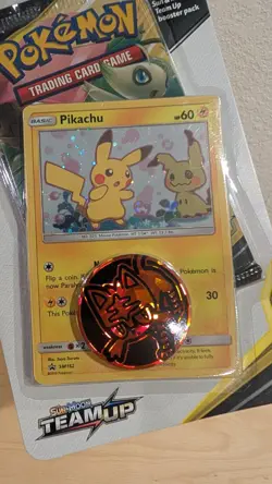Pokemon Sun & Moon Team Up Blister Pack with Pikachu Promo SEALED - Image 3