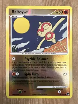 Baltoy - 60/106 - Pokemon Great Encounters Reverse Holo Rare LP - Image 1