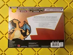 Pokemon TCG Celebrations Lance's Charizard V Collection Factory Sealed Box - Image 2