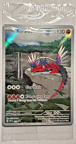 Pokemon TCG Koraidon SVP Black Star Promo SVP014 Holo Sealed Sleeved - Image 1