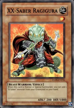 XX-Saber Ragigura - ANPR-EN036 - LP - YuGiOh - Image 1