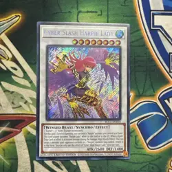 Yugioh! Cyber Slash Harpie Lady BLC1-EN010 Secret Rare Limited Edition NM - Image 1