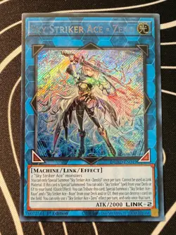 Sky Striker Ace = Zero (SECRET RARE) DUAD-EN049 (NM) 1st Ed Konami Yu-Gi-Oh! - Image 3