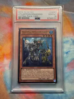 Yugioh! Atlantean Dragoons - AP02-EN001 - Ultimate Rare - Near Mint PSA 10 - Image 1