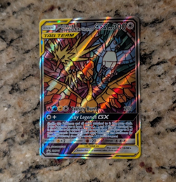 Pokemon Moltres & Zapdos & Articuno GX Tag Team Card SM210 - Image 1