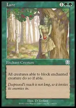 Lure -Foil Medium Play MTG Mercadian Masques - Image 1