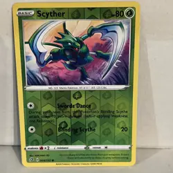 Pokemon TCG Rebel Clash - Scyther #004/192 - Reverse Holo Card - Image 1