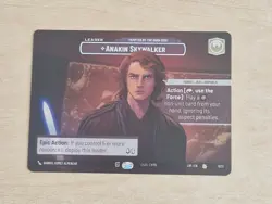 Anakin Skywalker Showcase Card LOF 1022 Star Wars Unlimited Legends Of The Force - Image 1