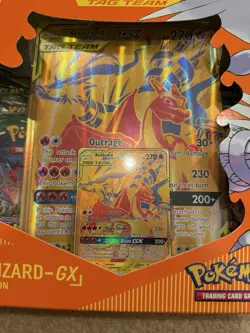 Pokemon Card Reshiram & Charizard Gx Premium Collection Tag Team Evolving Skies - Image 2