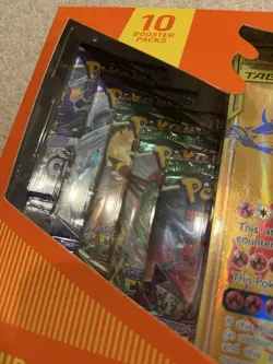 Pokemon Card Reshiram & Charizard Gx Premium Collection Tag Team Evolving Skies - Image 3
