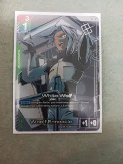 Gundam Card Game English White Wolf C+ Store Tournament Winner Promo - Image 1