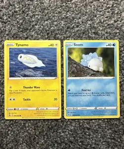 Yuka Morii Illustrated Snom #84 and Tynamo #95 Pokemon Cards - Image 2