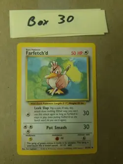 FARFETCH'D - 27/102 - VINTAGE WOTC - Pokemon Card - BASE SET - LP/MP - Image 1
