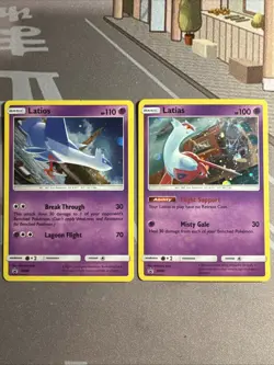 Latias SM87 & Latios SM88 Sun & Moon Holo Promo Pokemon TCG Card - Image 1