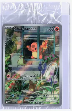 Sealed 2023 Charmander 044 Black Star Promo Obsidian Flames Pokemon Card - Image 1