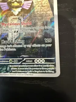 Pokemon TCG Aegislash Paradox Rift Holo Card 210/182 Illustration - Image 3