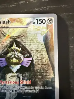Pokemon TCG Aegislash Paradox Rift Holo Card 210/182 Illustration - Image 4