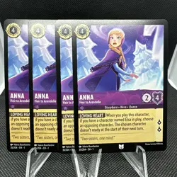 Disney Lorcana Anna - Heir to Arendelle 35/204 The First Chapter Uncommon 4 Card - Image 1