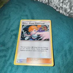 Misty’s Water Command 63/68 - Hidden Fates Holo Rare Trainer - Pokemon Card - Image 1