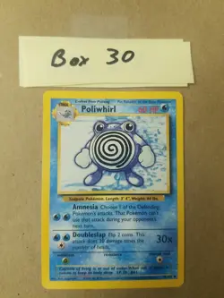 Poliwhirl 38/102 - VINTAGE WOTC POKEMON CARD - BASE SET - UNLIMITED - LP/MP - Image 1