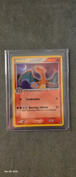 Charizard 6/108 Reverse Holo Rare EX Power Keepers Stamped Pokemon Card DMG - Image 1