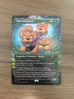 MTG Questing Beast FOIL Secret Lair An Encyclopedia of Magic 0017 - Image 1