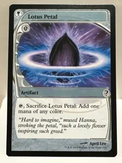 Lotus Petal (Future Sight) Mystery Booster 2 Regular Near Mint - Image 1
