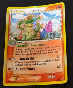Pokemon Ludicolo, EX Crystal Guardians, Holo Rare, Used good condition - Image 2