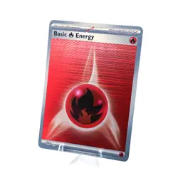 Pokemon SVE 018 Basic Fire Energy Holo NM - Image 2