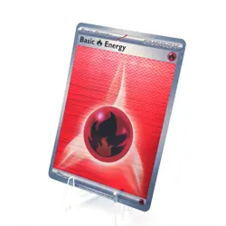 Pokemon SVE 018 Basic Fire Energy Holo NM - Image 3