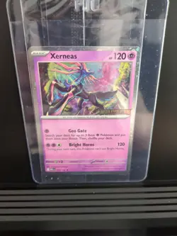 Pokemon Xerneas - MEGA Evolution Promo 064/132 - Sealed - Stamped Best Buy Promo - Image 2