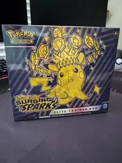 Pokemon TCG Scarlet & Violet - Surging Sparks Factory Sealed Elite Trainer Box - Image 1