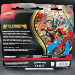Pokemon TCG Mega Evolution 3 Pack Blister (Psyduck Promo) - Image 2