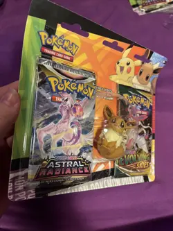 2022 Pokemon Back to School 2 Booster Packs + Eraser Eevee evolving skies NEW - Image 3