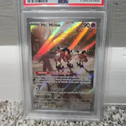 PSA 10 Pokemon 2023 Scarlet Violet 151 #179/165 Mr. Mime Illustration Rare Holo - Image 3